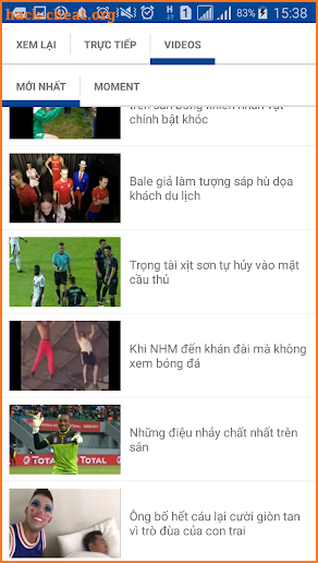 Trực tiếp bóng đá HD screenshot