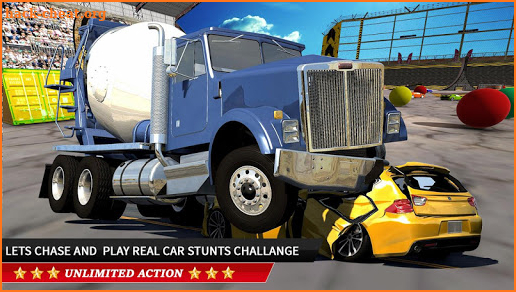 Truck Crash City Racing Stunts Simulator screenshot