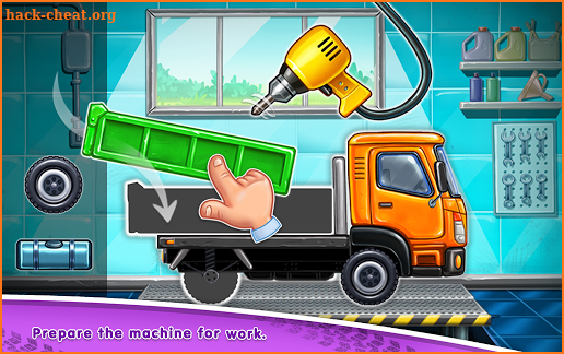 Truck games for kids - house building 🏡 car wash screenshot