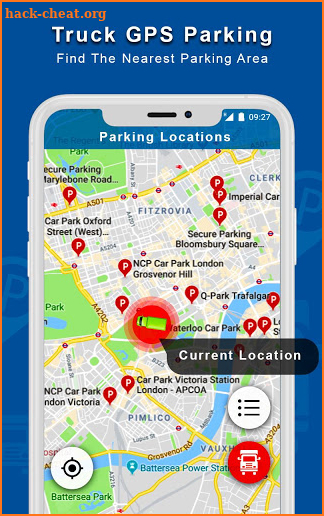 Truck GPS Parking Locator – Find Parkings & Stops screenshot