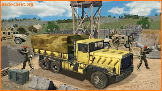 Truck Wala Game - Army Games screenshot