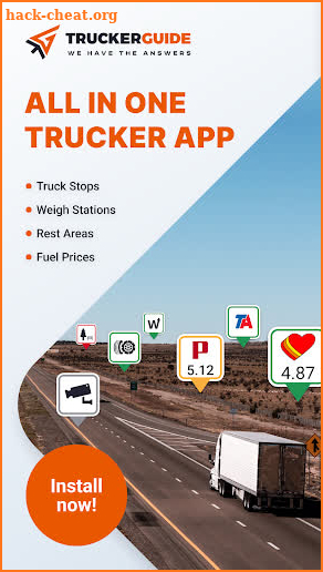 Trucker Guide: Navigation Tool screenshot