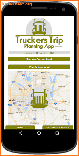 Truckers Trip Planning App (Team Company Drivers) screenshot