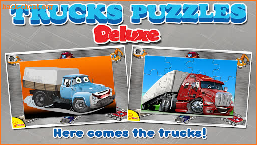 Trucks Puzzles Deluxe screenshot