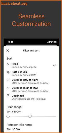 TruckSmarter Loadboard screenshot