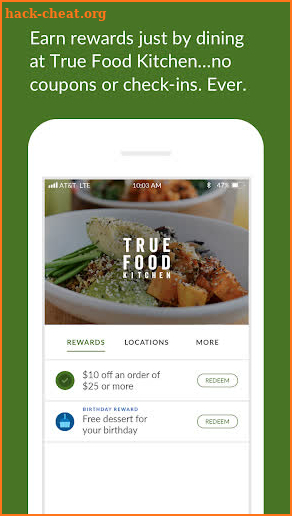 True Food Kitchen screenshot