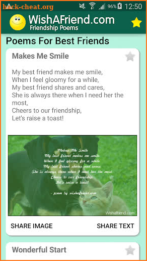 True Friendship Poems & Cards: Pictures For Status screenshot