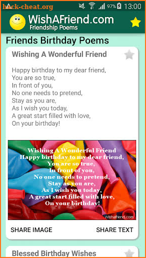 True Friendship Poems & Cards: Pictures For Status screenshot