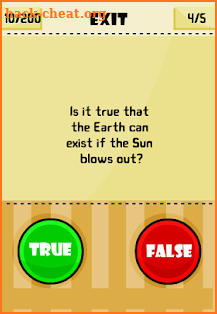 True or False - New version screenshot