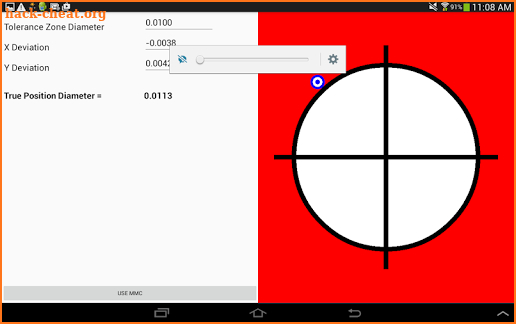 True Position Calculator screenshot