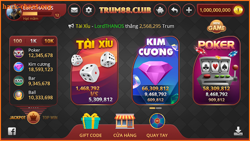 Trum88.Club - Game bai, danh bai online screenshot