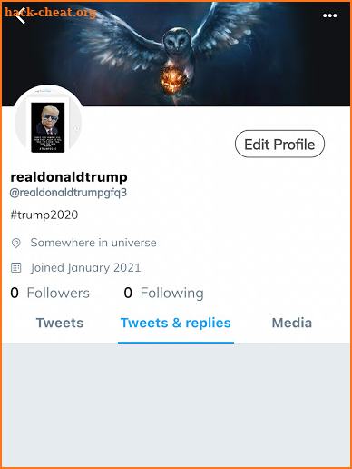 Trumpr screenshot