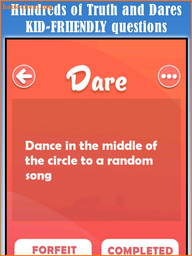 Truth or Dare Kids - Party Games For Kids & Teens screenshot