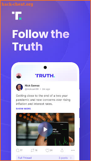 Truth Social screenshot