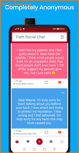 Truth Social Chat screenshot