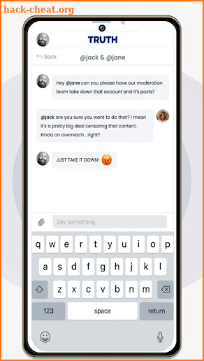 Truth Social Support App screenshot