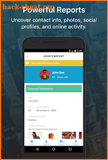 TruthFinder Background Check screenshot