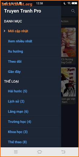 Truyen tranh, doc truyen online, offline screenshot