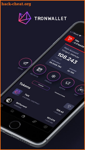 TRX Klever Dashboard screenshot