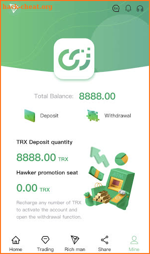 TRX Miner screenshot