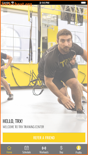 TRX Training Center screenshot