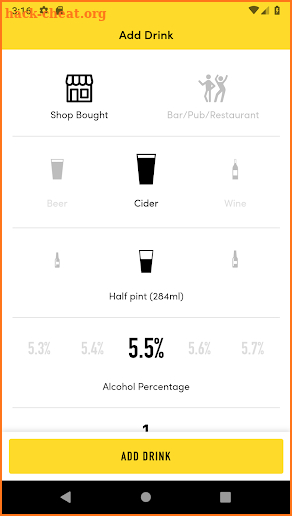 Try Dry: The Dry January app screenshot