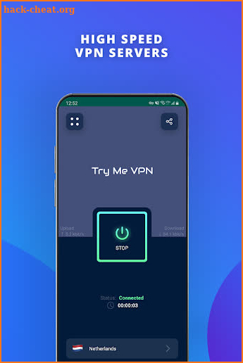 Tryme Free VPN - Private Fast & Secure VPN Proxy screenshot