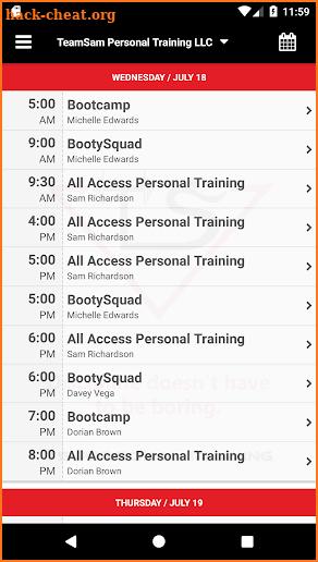 TS Personal Training Studio screenshot