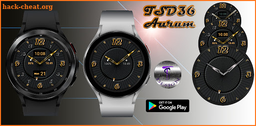 TSD36 Aurum Watch Face Wear OS screenshot