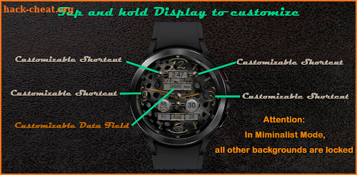 TSD37 Steampunk Watch Face screenshot