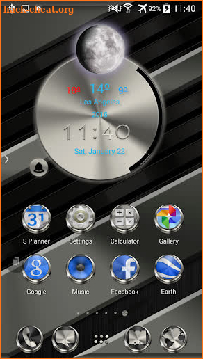 TSF Shell Launcher Theme Prime with icon pack screenshot