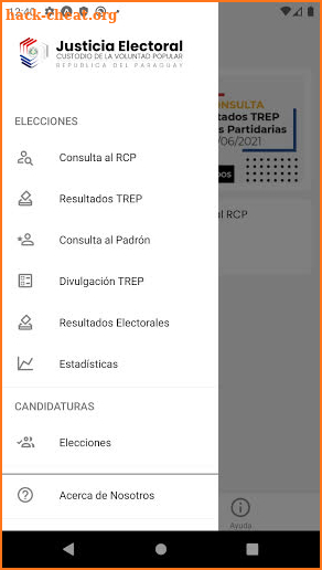 TSJE - Justicia Electoral screenshot