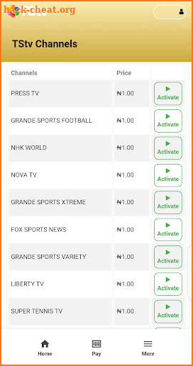 TStv Africa - Pay as you go screenshot