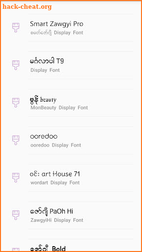 TTA SAM Myanmar Font 7 screenshot