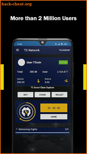 TTcoin Network - Energy screenshot