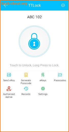 TTLock screenshot