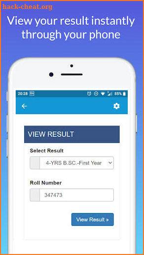 TU Result screenshot