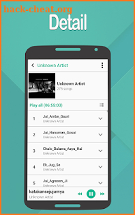 Tubily Free Music Player for Android screenshot