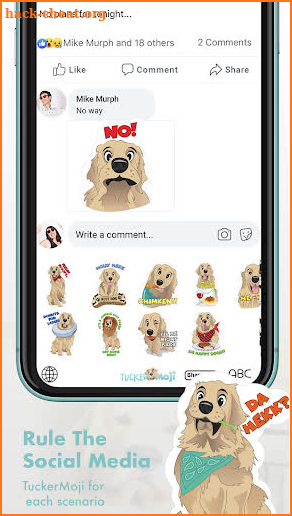 TuckerMoji - Golden Dog Stickers by Tucker Budzyn screenshot