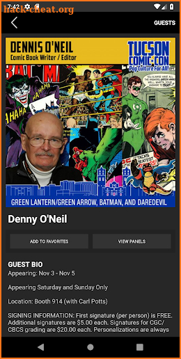 Tucson Comic Con screenshot