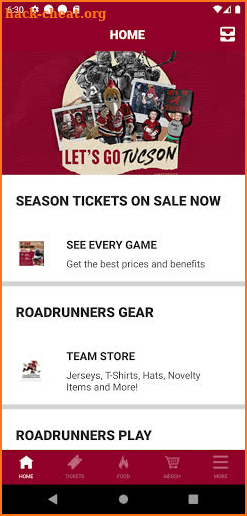 Tucson Roadrunners screenshot