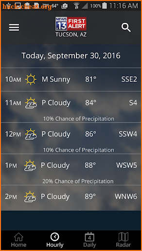 TucsonNewsNow Weather Now screenshot