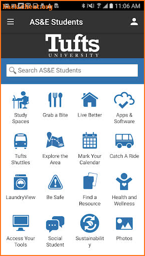 Tufts Mobile screenshot