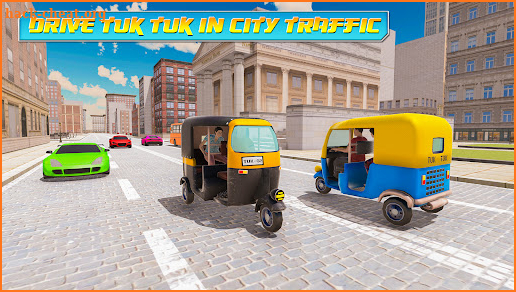 Tuk Tuk Modern Rickshaw Driver: 3D Driving Games screenshot