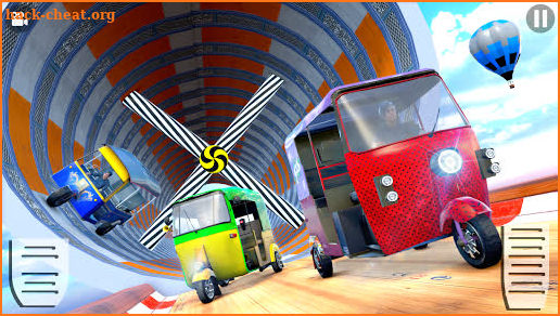 Tuk Tuk Rickshaw 3D Stunt: Free Stunt Games 2021 screenshot