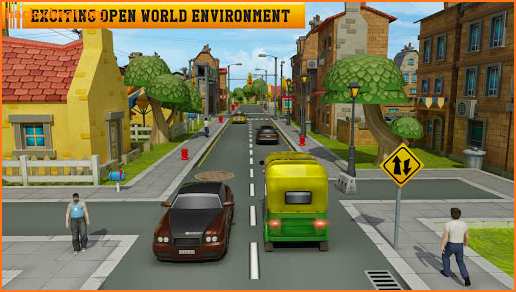 Tuk Tuk Rickshaw City Taxi Driver Passenger 2019 screenshot