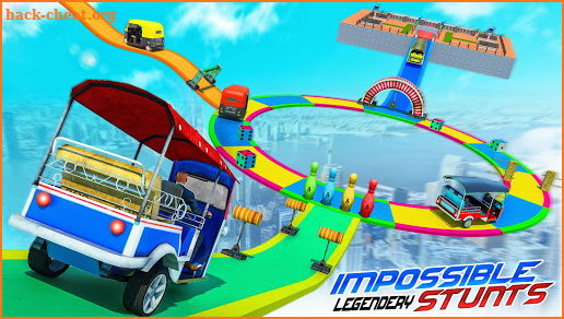 Tuk Tuk Rickshaw: Impossible Stunts screenshot