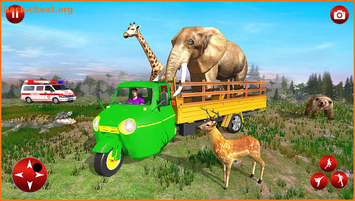 Tuk Tuk Wild Animal Transport Truck screenshot