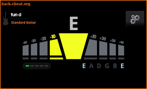 Tun-d Guitar Tuner screenshot