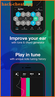 Tunable: Tuner, Metronome, Rec screenshot